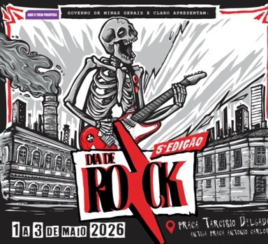  Encontro de gerações: Festival Dia de Rock em Juiz de Fora reúne diversas bandas em maio